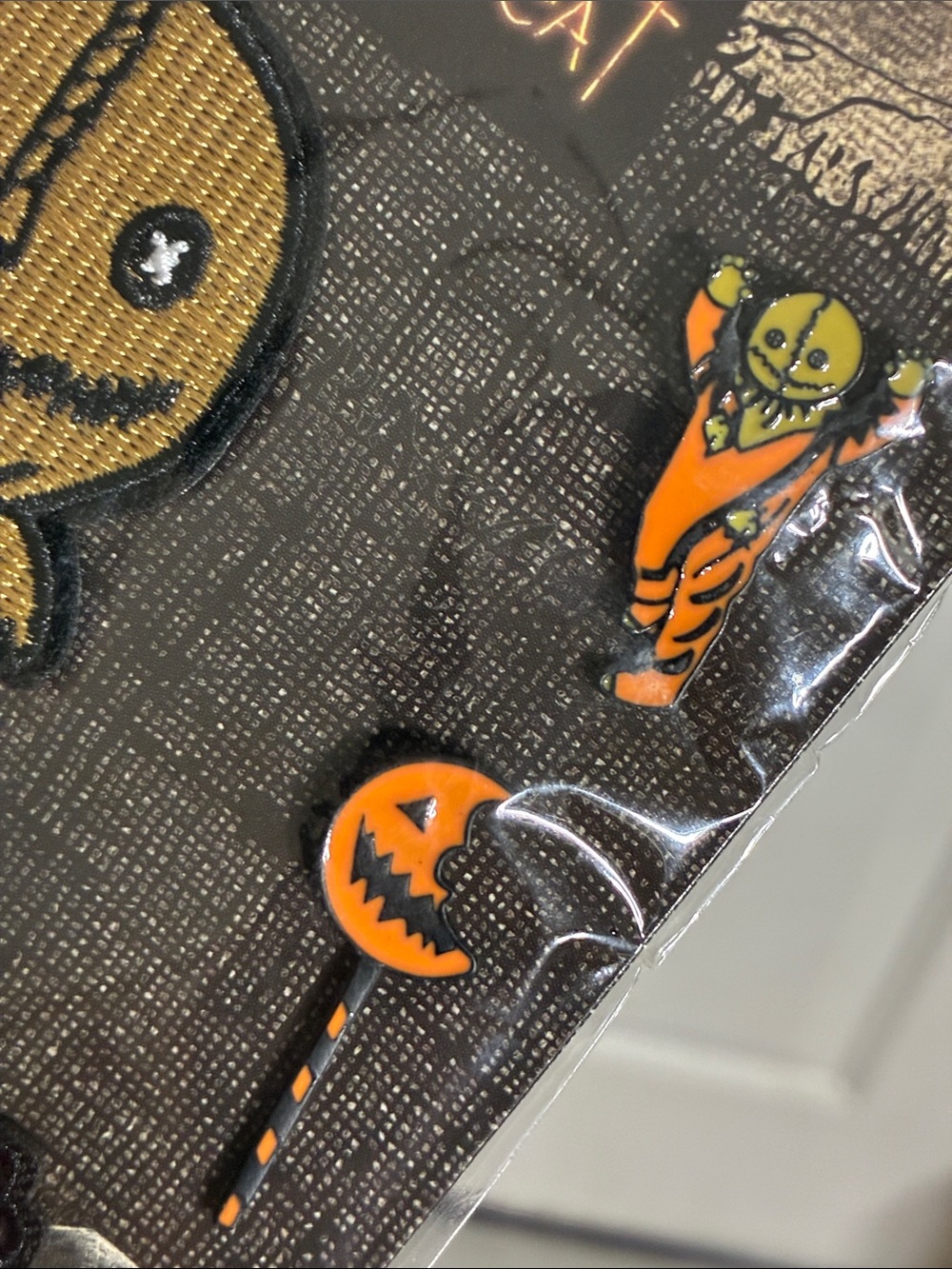 Trick R Treat pin & patch set - Picture 2 of 3